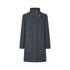 Cappotto midi Donna in panno grigio
