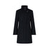 Cappotto midi Donna in panno nero