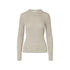 Maglia Donna con interventi lurex beige