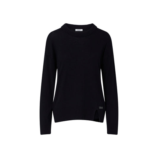 Maglia girocollo Donna Nero