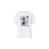 T-shirt bianca Donna con stampa frontale