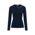 T-shirt Donna manica lunga a righe bicolor