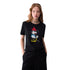 T-shirt nera Donna con stampa Miss Mouse