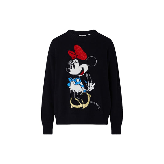 Maglia Donna in lana nera Mrs Mouse