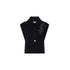 Gilet in maglia Donna con gioiello nero