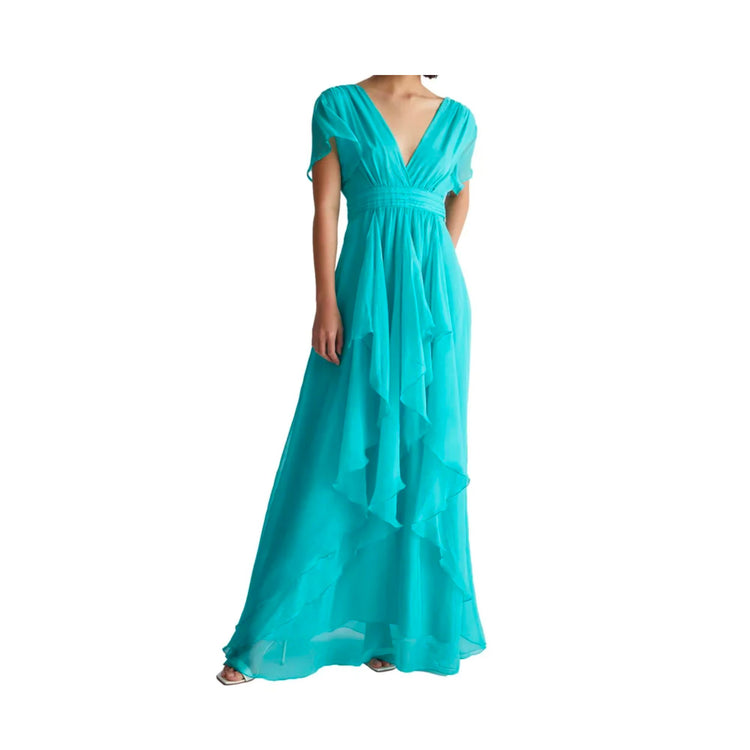Women's chiffon cocktail dress
