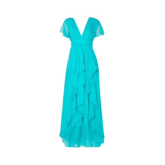 Robe de cocktail en mousseline pour femme