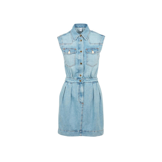 Robe courte femme en jean