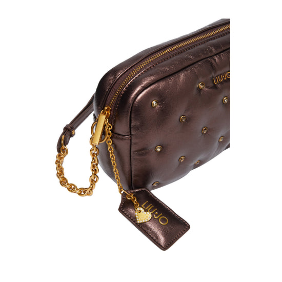 Dettaglio ravvicinato Borsa Crossbody media Marrone