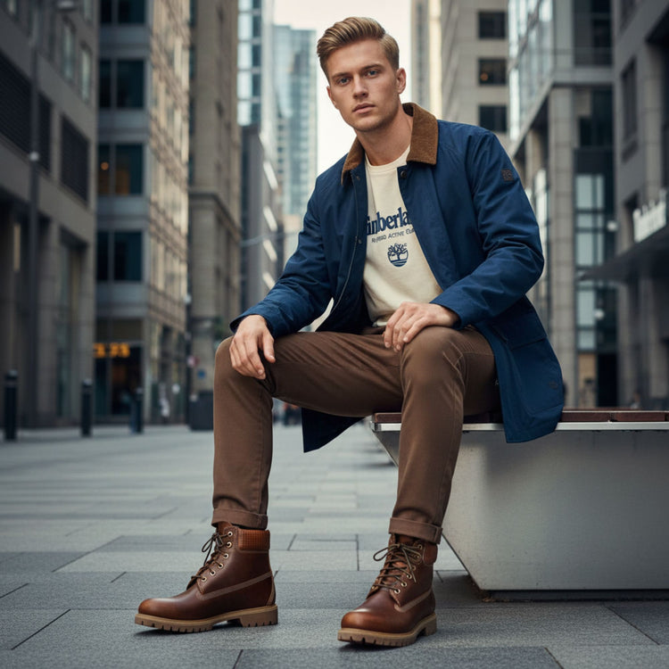 Stivali Uomo Premium 6-Inch impermeabili Marrone