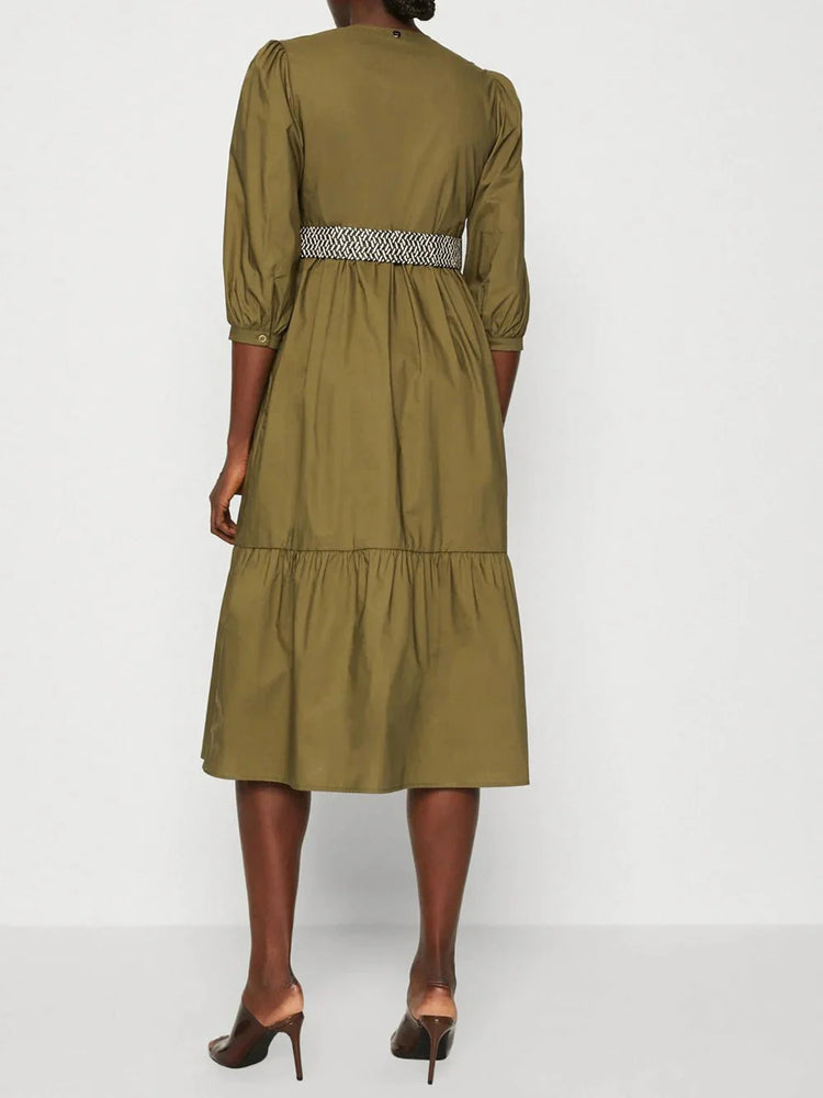 Eco-sustainable women's 3/4 dress