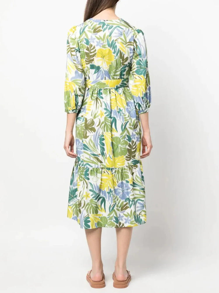 Eco-sustainable women's 3/4 dress