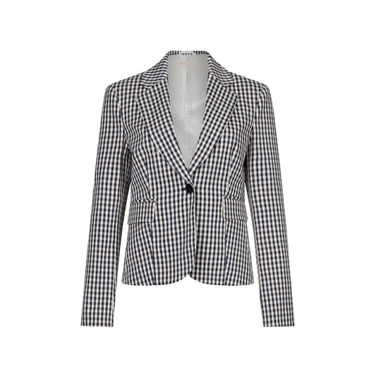 Blazer Donna slim motivo check