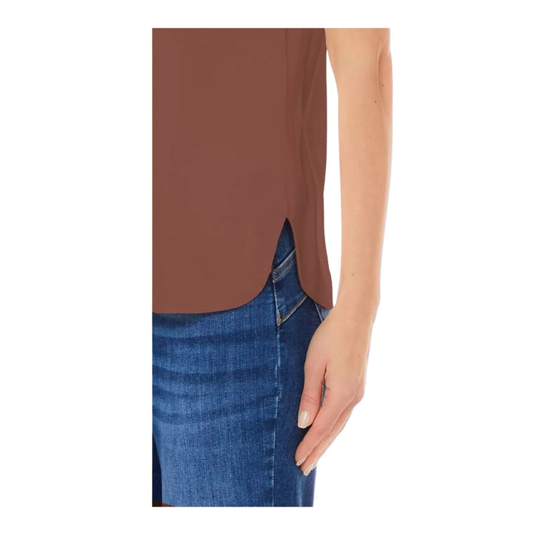 Blusa Donna a girocollo in viscosa