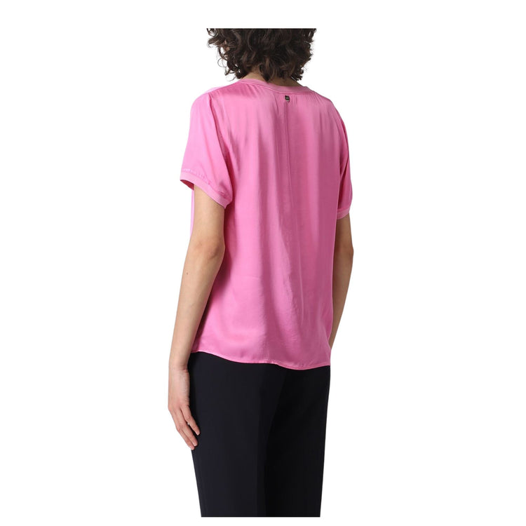 Women's blouse with V-neck