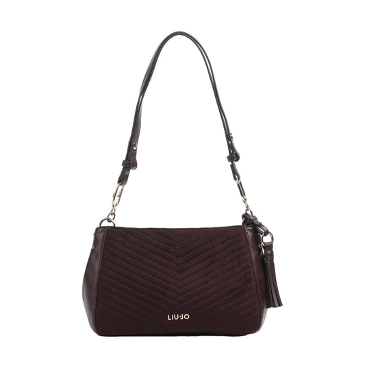 Borsa a spalla Donna con nappina Bordeaux 