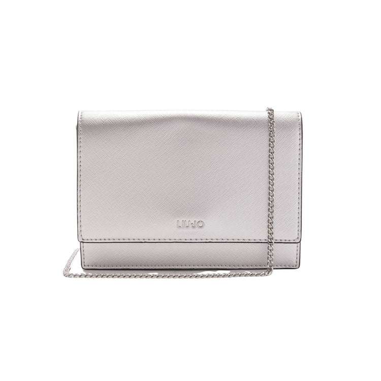 Women's shoulder bag with saffiano finish