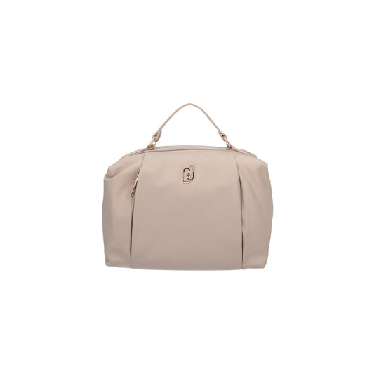 Borsa Donna Beige, a bauletto, con tracolla rimovibile