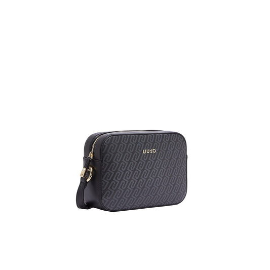 Borsa Donna con stampa monogram nero