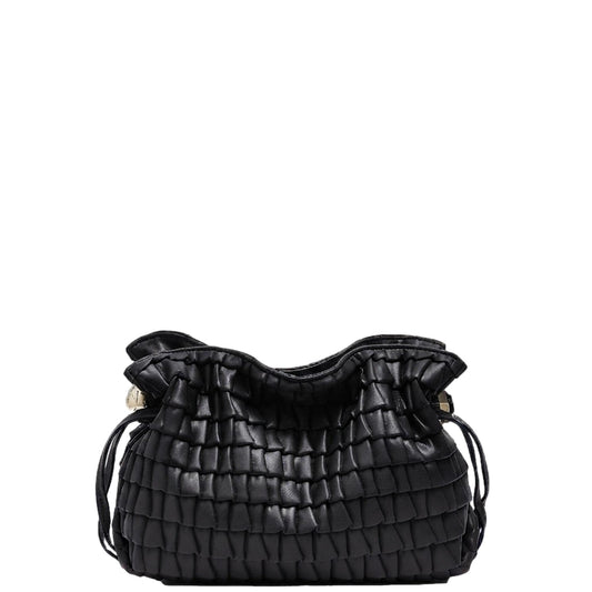 Borsa Donna Riccy goffrata piccola nero