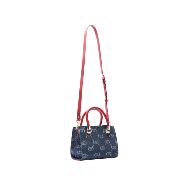 Borsa Donna Satchel S Logata con tracolla retro