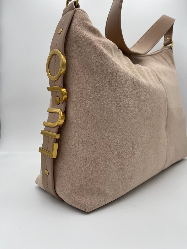 Sac cabas hobo pour femme en daim