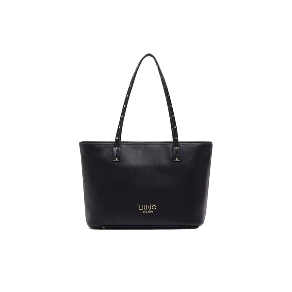 Borsa Donna shopper micro bottalata Nero