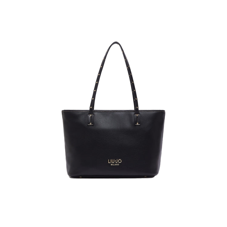 Borsa Donna shopper micro bottalata Nero