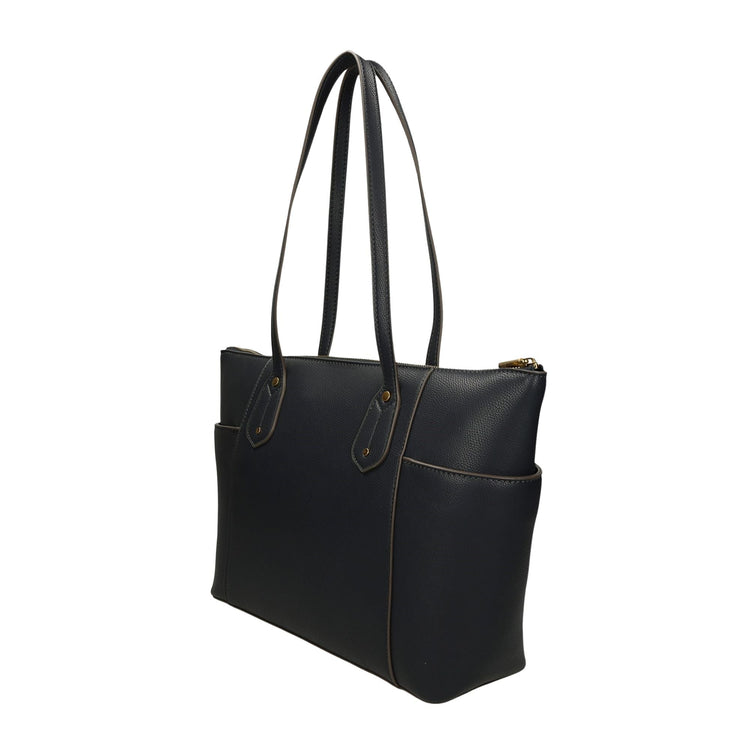 Sac shopping femme effet foulonné