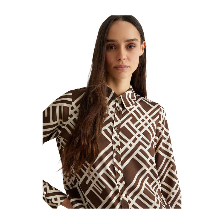 Camicia Donna con stampa check