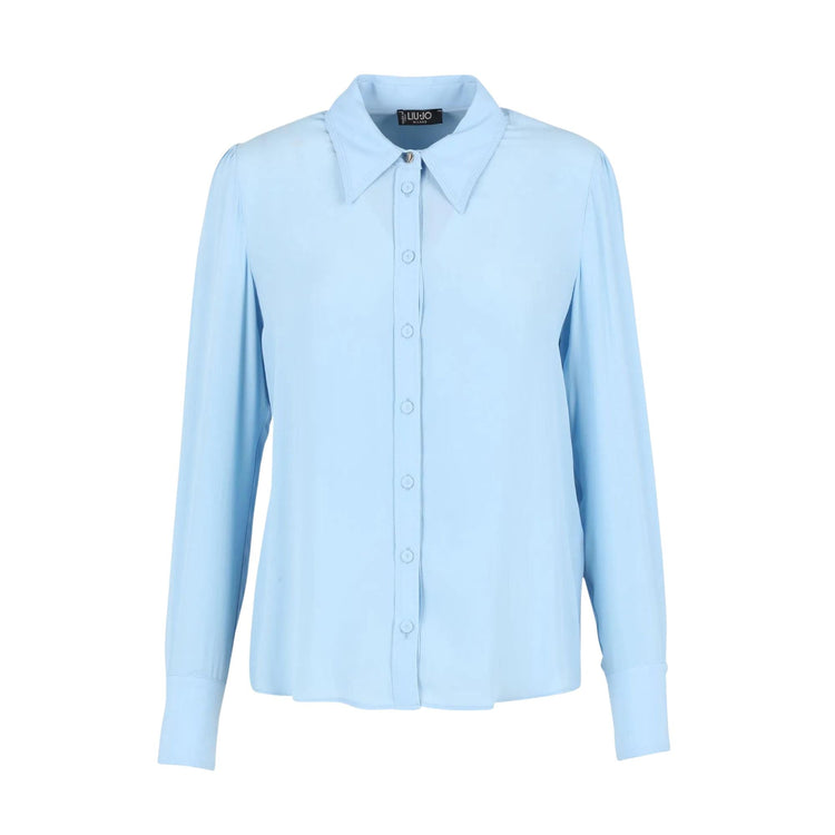 Camicia Donna tinta unita con collo classico