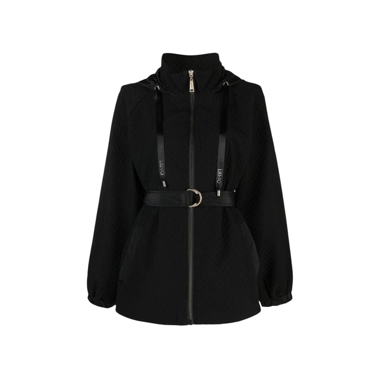 Giacca Donna in jacquard con cintura