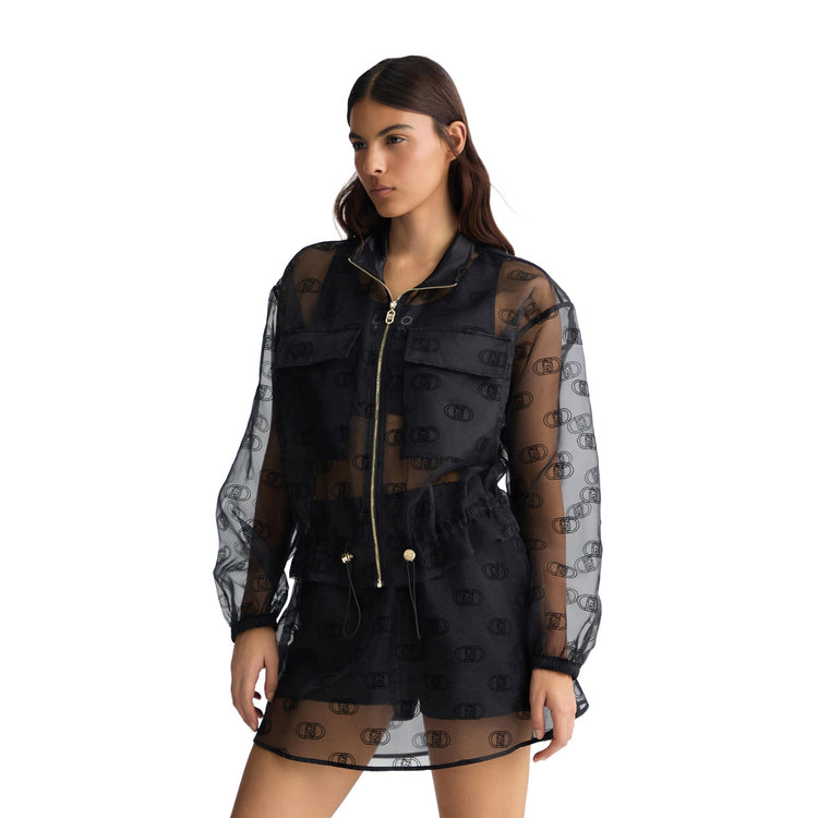 Giacca Donna in organza logata