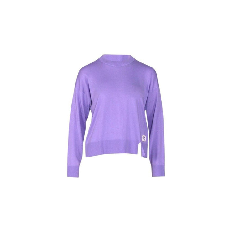 Maglia Donna chiusa a girocollo Lilla