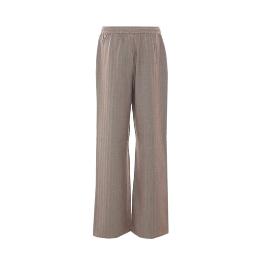 Pantalone Donna a righe con coulisse retro