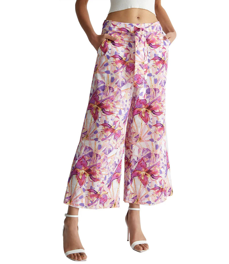 Pantalone Donna floreale ecosostenibile