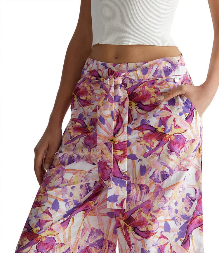 Pantalone Donna floreale ecosostenibile
