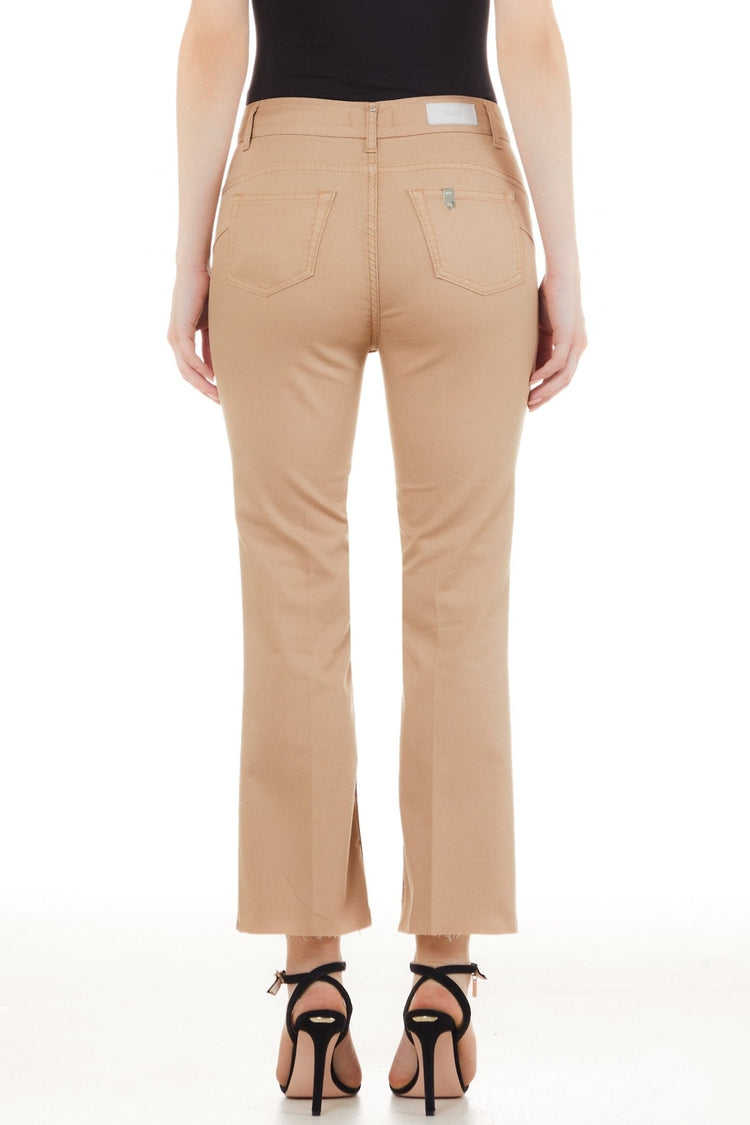 Pantaloni Donna Cinque tasche Micro flare regular fit