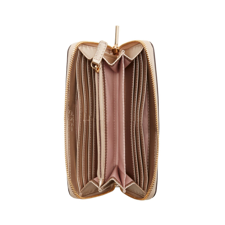 Large size women's wallet with zip