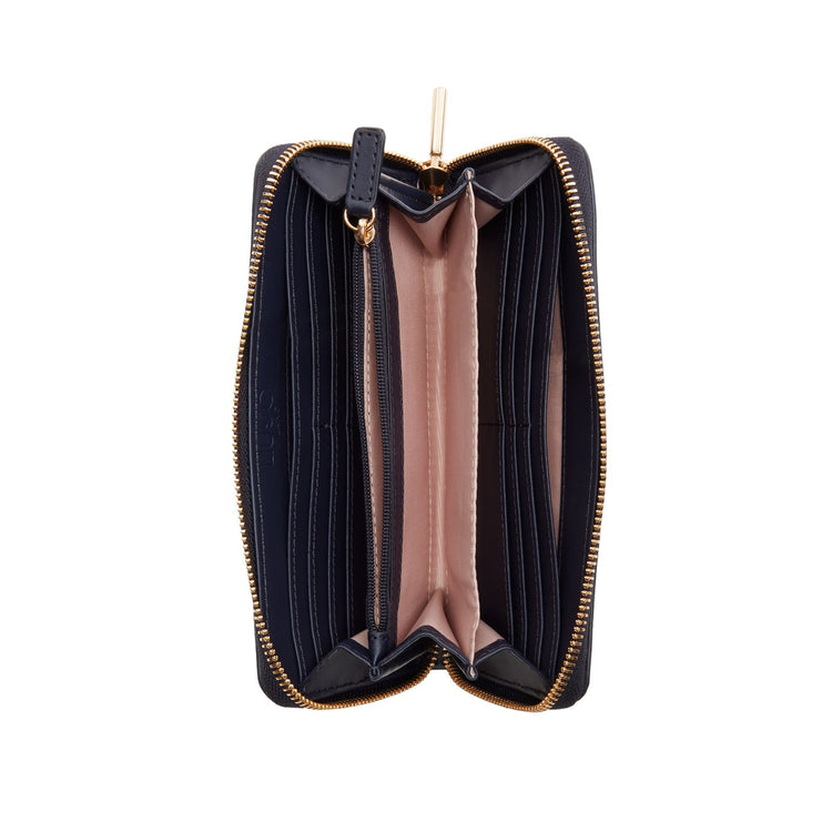 Large size women's wallet with zip