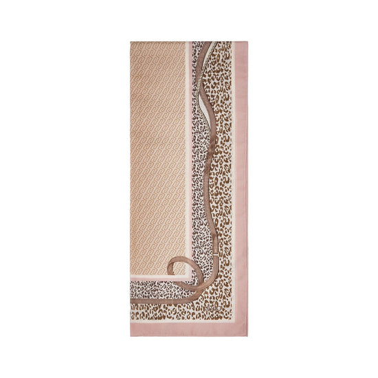 Stola animalier Donna con stampa cinturini Rosa