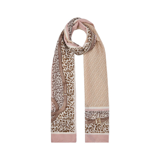 Stola animalier Donna con stampa cinturini Rosa