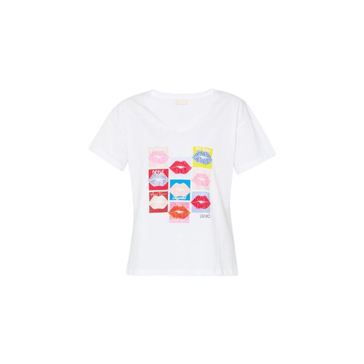 T-shirt femme imprimé lèvres