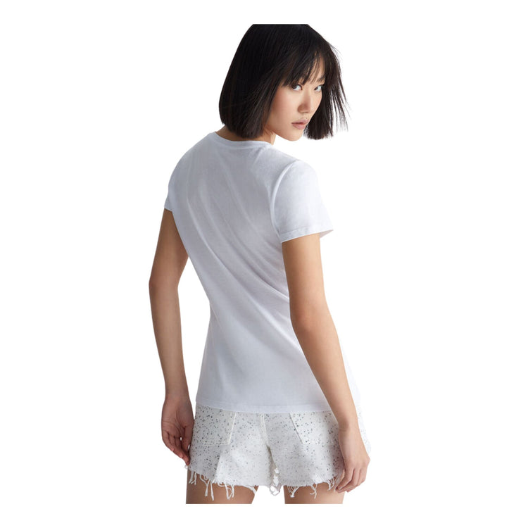 Women's T-shirt with print on the chest