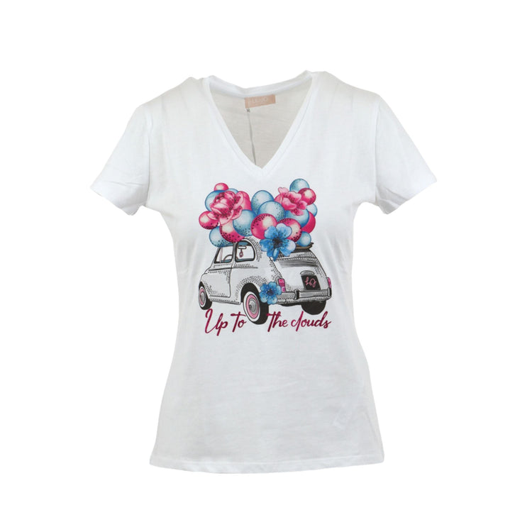 Women's cotton t-shirt with print