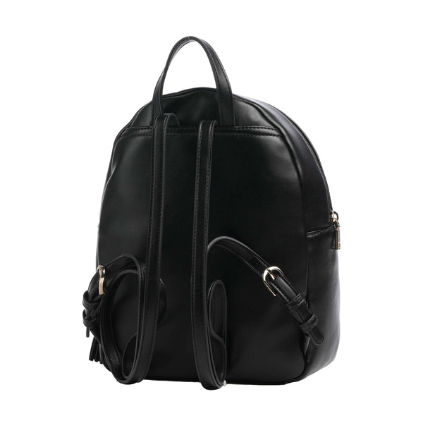 Zainetto Donna con charm nappina Nero retro