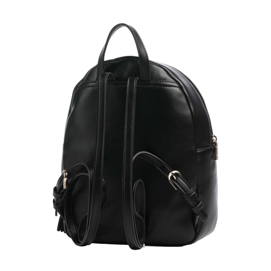 Zainetto Donna con charm nappina Nero retro