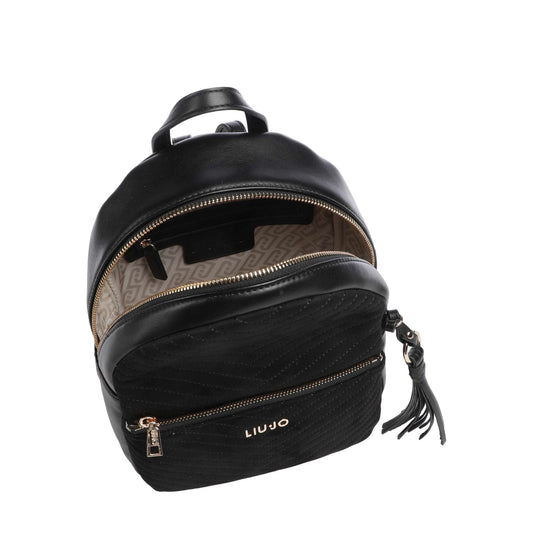 Zainetto Donna con charm nappina Nero