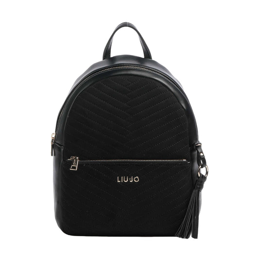 Zainetto Donna con charm nappina Nero
