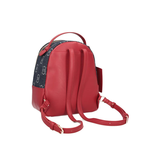 Zainetto Donna in denim con tasca frontale retro